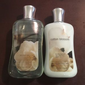 Bath & BodyWorks shower gel and body lotion