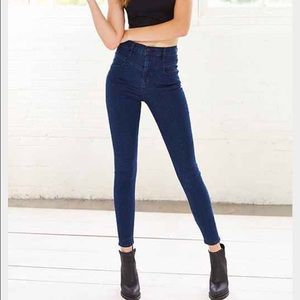 BDG seamed high rise - dark blue