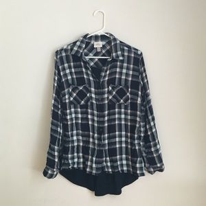 Knox Rose - High Low Flannel