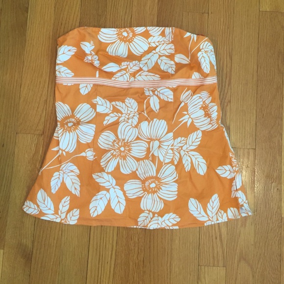Express Strapless Shirt sz 8