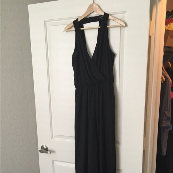 Bebe pants romper in Black