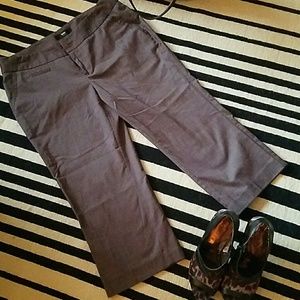 DARK GREY CAPRI WORK PANTS