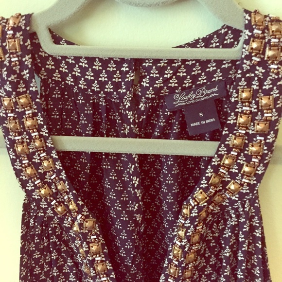 Lucky Brand bedazzled sz S dress
