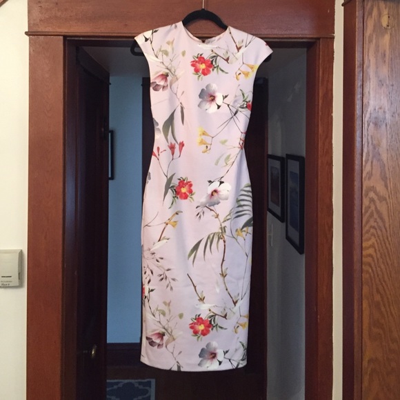 Ted Baker Floral Midi Dress