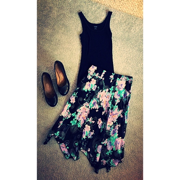 Pretty black and purple skirt