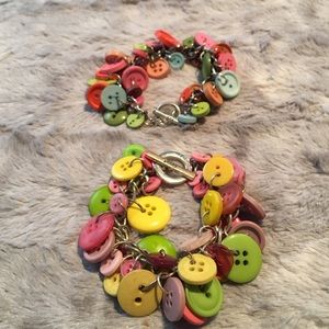Button bracelets!!