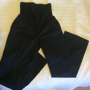 Motherhood Maternity PXS Black Work Pants