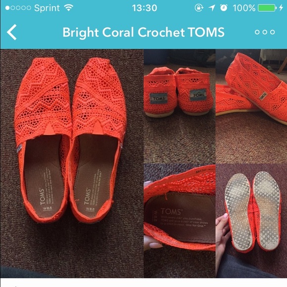 Bright Coral Toms