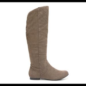 Fergalicious Knee High Boot - Taupe