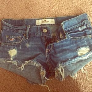 Denim shorts