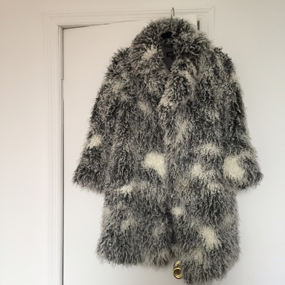 Topshop Fur Coat size 2