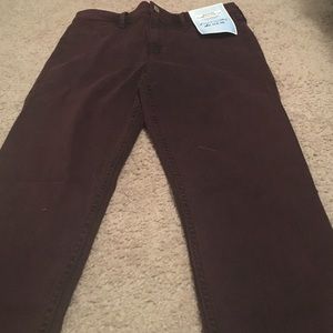Burgundy pants