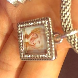 Rhinestone Photo Charm