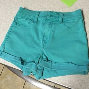 High waisted seafoam green