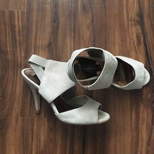 Steven by Steve Madden Grey Bryant Heels