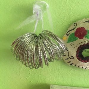 Silver boho bangles bracelets