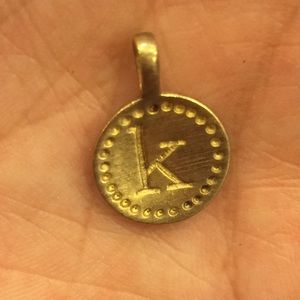 Stella and Dot "K" charm