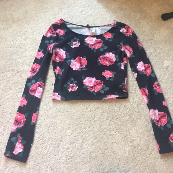 Floral crop top