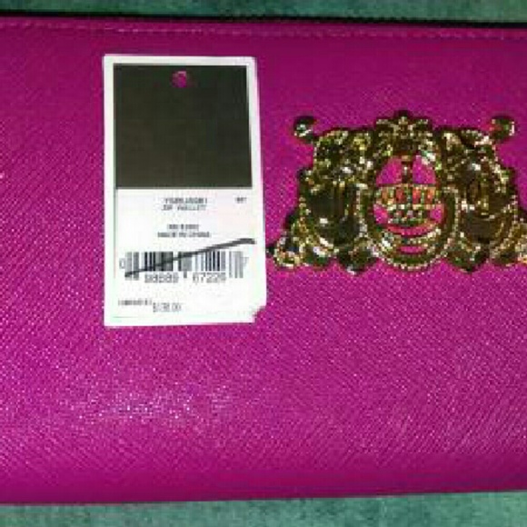 Juicy couture designer  wallet wine clutch
