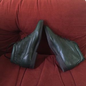 vintage forest green danexx booties