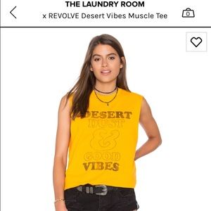 Desert Vibes Muscle Tee in Poppy