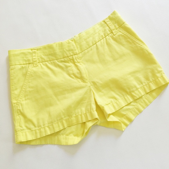 ▪️ SALE ▪️ J. Crew Yellow Chino Shorts - Picture 2 of 4