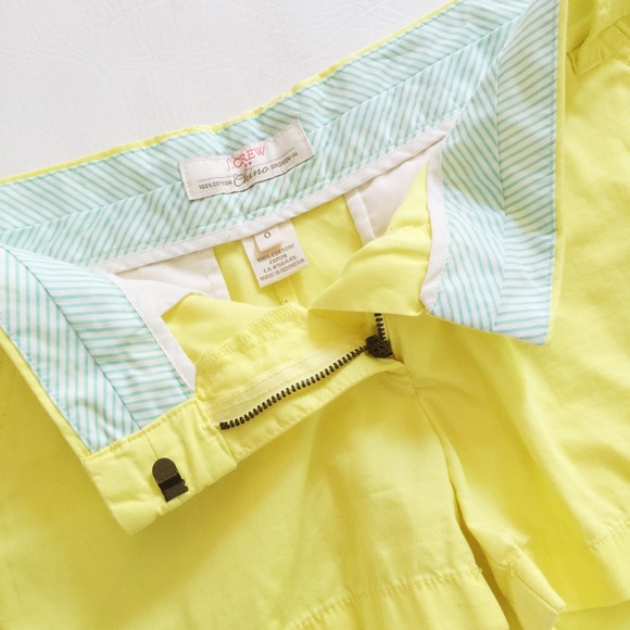 ▪️ SALE ▪️ J. Crew Yellow Chino Shorts - Picture 4 of 4