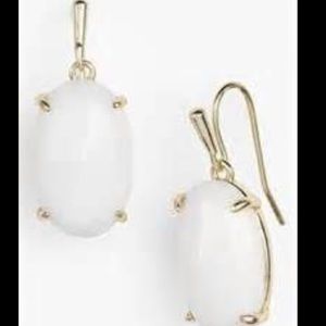 Kendra Scott White Pippa Earrings!