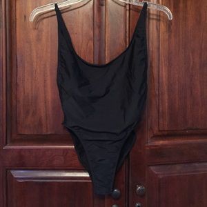 Black one piece