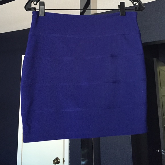 Purple mini skirt