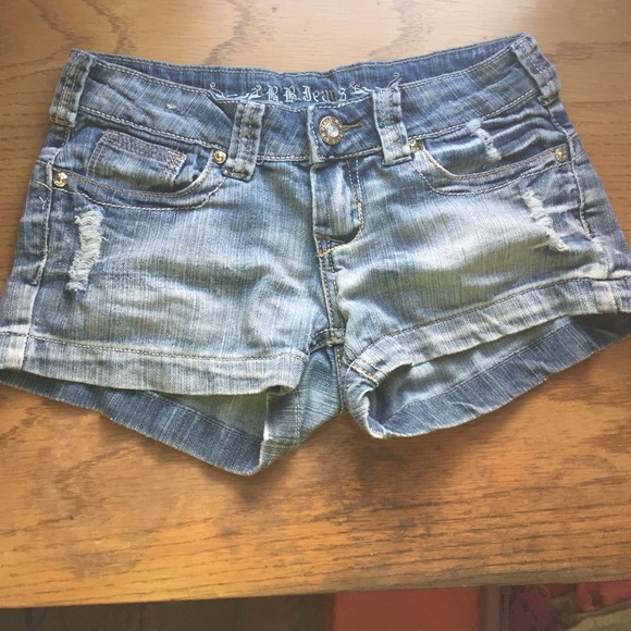 Faded booty shorts