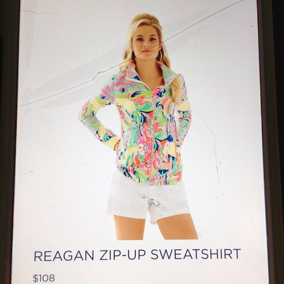 Lilly Pulitzer Tops - Brand new Lilly Pulitzer Reagan Zip Up.