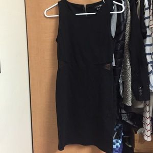 Black dress with mesh cut outs, open to offers!