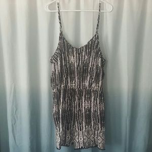 Mossimo Monochromatic Print Romper