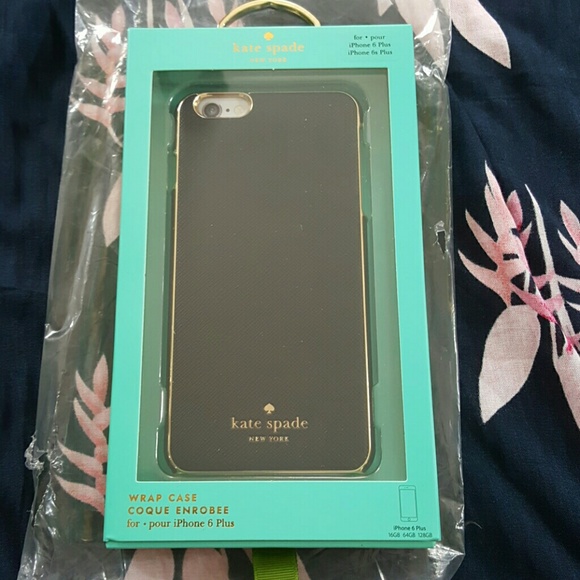 Kate Spade iPhone 6 Plus Wrap Case (Black)