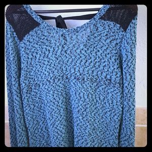 Blue and black tunic