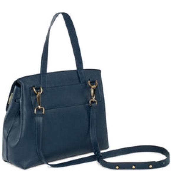 SOLD Mansur Gavriel Mini Lady Bag in Blu Calf - Picture 2 of 4