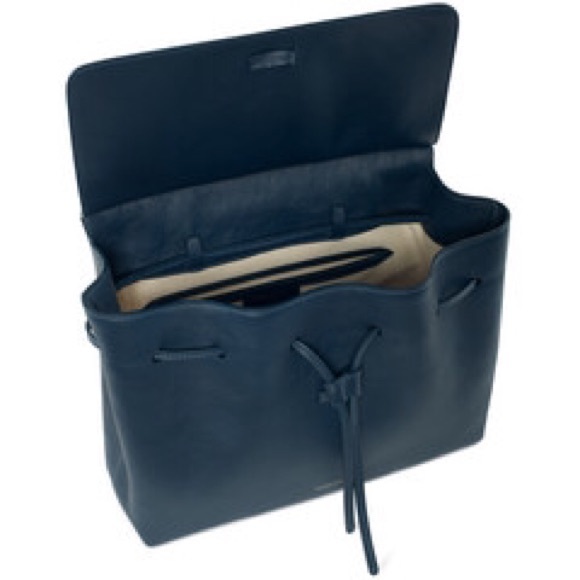 SOLD Mansur Gavriel Mini Lady Bag in Blu Calf - Picture 3 of 4