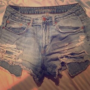 American Eagle Hi rise festival shorts