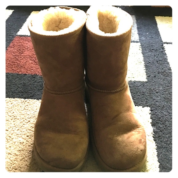 Ugg Short Boot - Camel Color