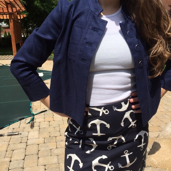 Lily Pulitzer blazer navy sz 4