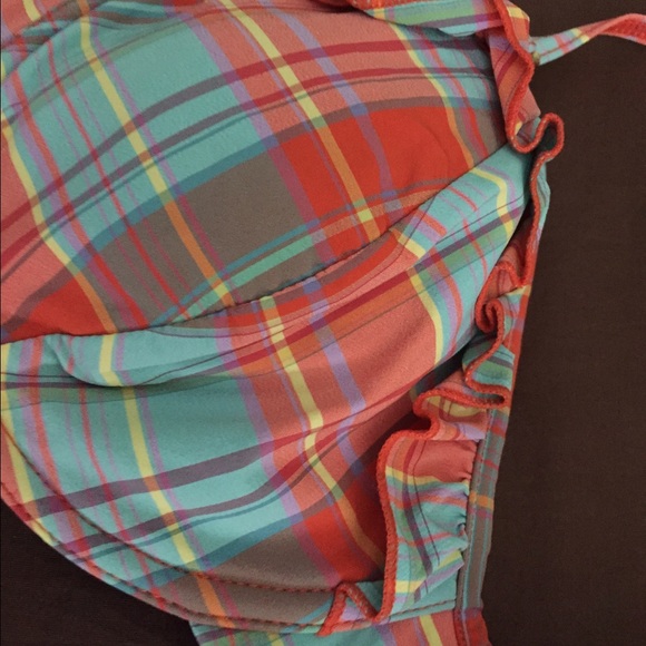 Xhilaration Plaid Bikini 2 Piece Size L - Picture 2 of 4