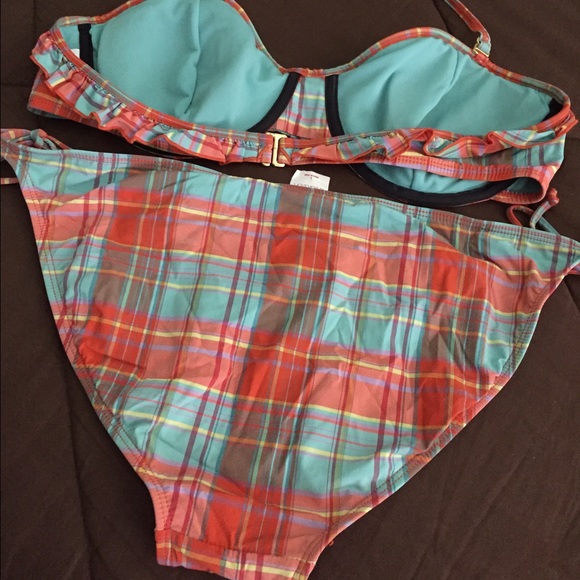Xhilaration Plaid Bikini 2 Piece Size L - Picture 3 of 4