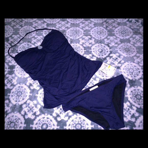 Michael Kors Shirred TANKINI