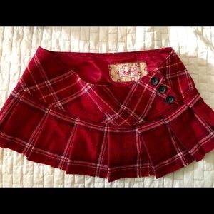 Plaid A&F Mini-Skirt
