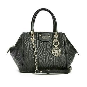 *SOLD* GUESS G Cube Quilted Small Satchel