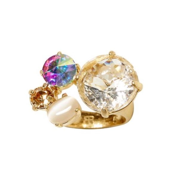 Banana Republic Jewelry - Banana Republic “Shattered Crystal” Ring size 8