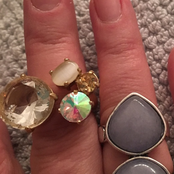 Banana Republic “Shattered Crystal” Ring size 8 - Picture 6 of 8