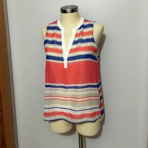 Nautical Sheer Striped Tank