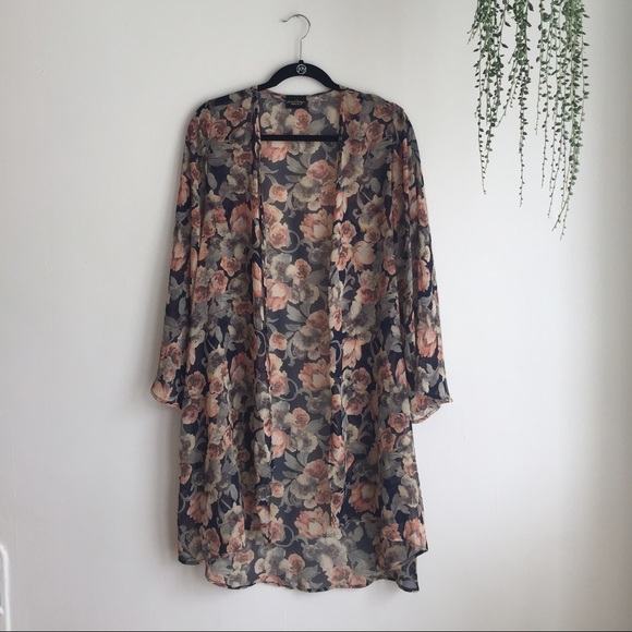 Kimono Cover-up in Floral